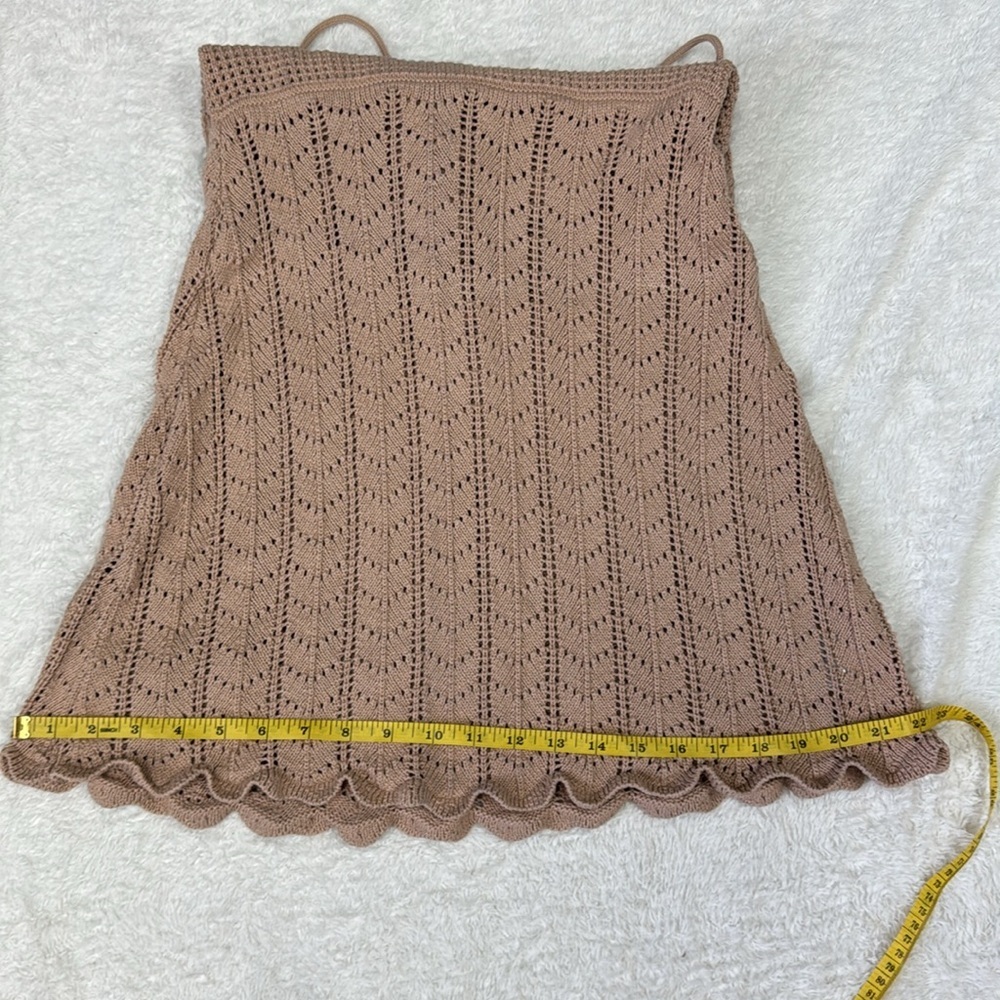 Reformation Junio open knit summer beach dress size medium - Picture 11 of 13